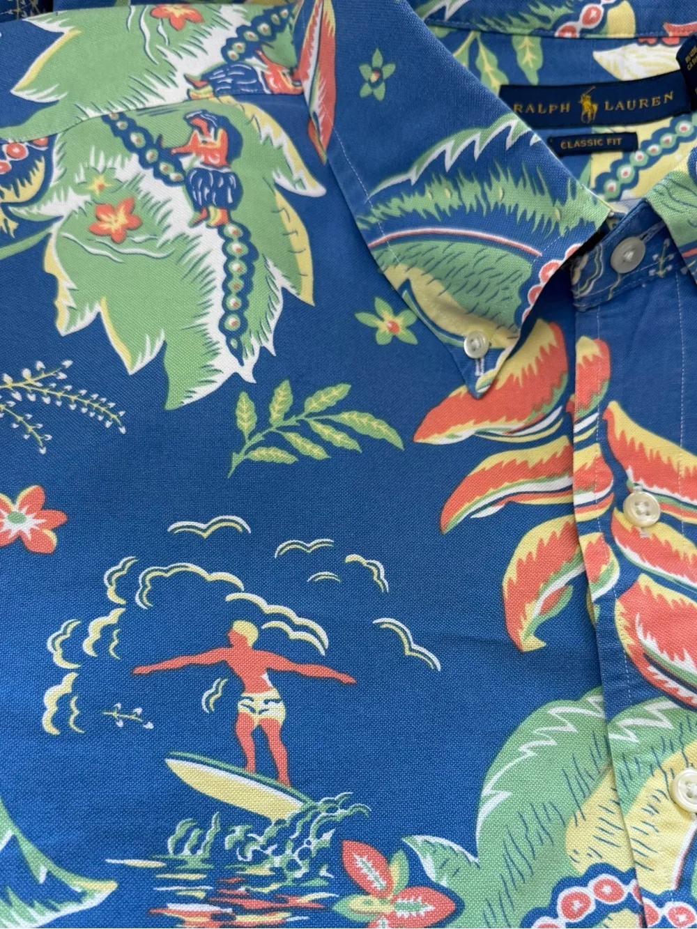 Polo Ralph Lauren | Classic Fit Long Sleeve Floral Aloha Button Down Shirt | 2XB